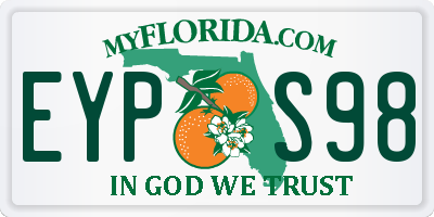 FL license plate EYPS98