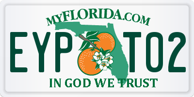 FL license plate EYPT02