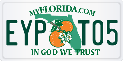 FL license plate EYPT05