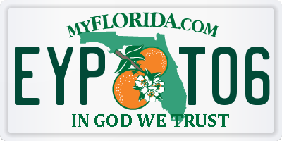 FL license plate EYPT06
