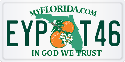 FL license plate EYPT46