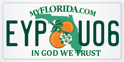 FL license plate EYPU06