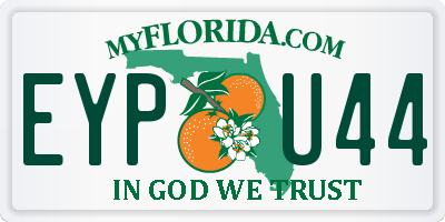 FL license plate EYPU44