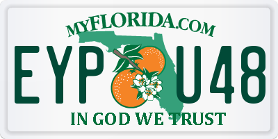 FL license plate EYPU48