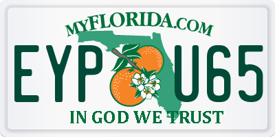 FL license plate EYPU65