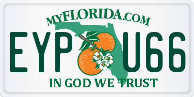 FL license plate EYPU66