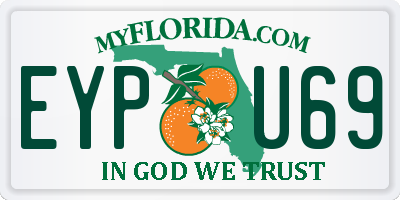 FL license plate EYPU69