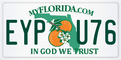 FL license plate EYPU76