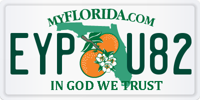 FL license plate EYPU82