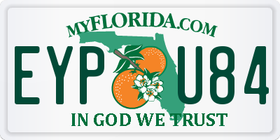 FL license plate EYPU84