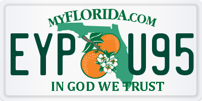 FL license plate EYPU95