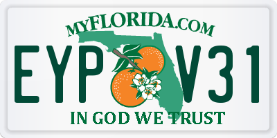 FL license plate EYPV31