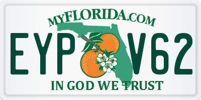 FL license plate EYPV62