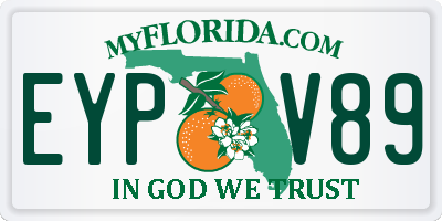 FL license plate EYPV89