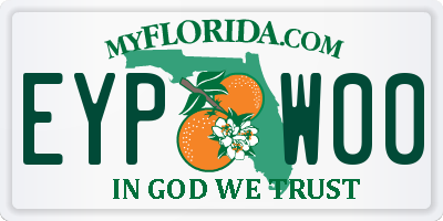 FL license plate EYPW00