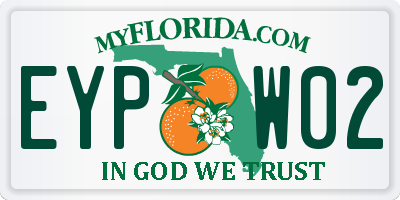 FL license plate EYPW02