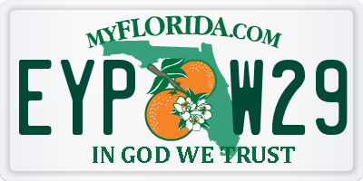 FL license plate EYPW29