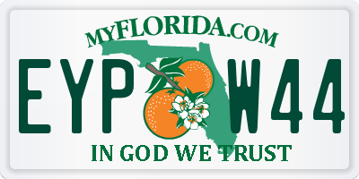 FL license plate EYPW44
