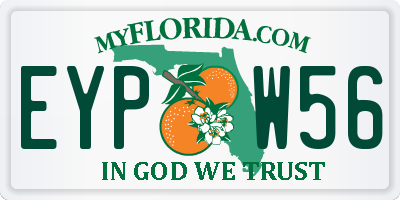 FL license plate EYPW56
