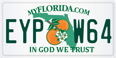 FL license plate EYPW64