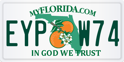 FL license plate EYPW74