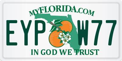 FL license plate EYPW77