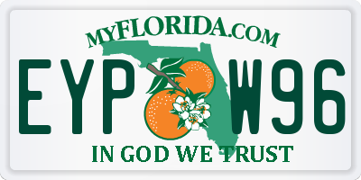 FL license plate EYPW96