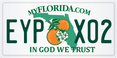 FL license plate EYPX02