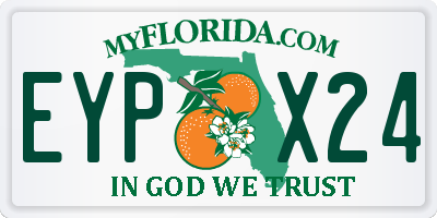 FL license plate EYPX24