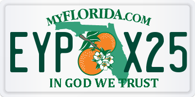 FL license plate EYPX25