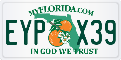 FL license plate EYPX39