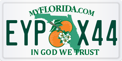 FL license plate EYPX44