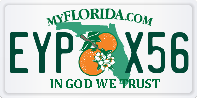 FL license plate EYPX56