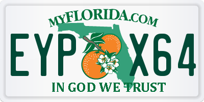 FL license plate EYPX64