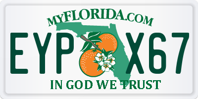 FL license plate EYPX67