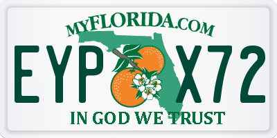 FL license plate EYPX72