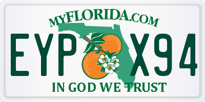 FL license plate EYPX94
