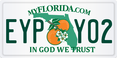 FL license plate EYPY02