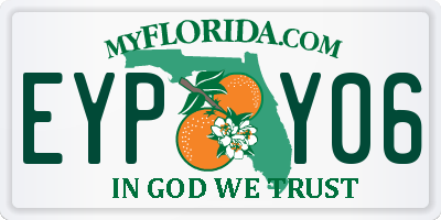 FL license plate EYPY06