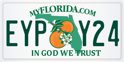 FL license plate EYPY24