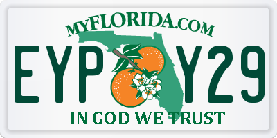 FL license plate EYPY29