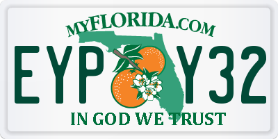 FL license plate EYPY32