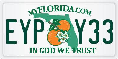 FL license plate EYPY33