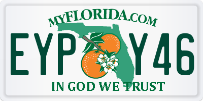 FL license plate EYPY46
