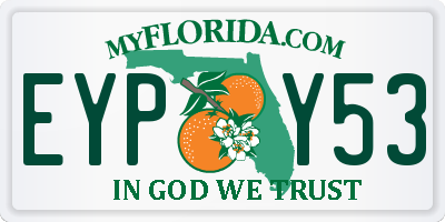 FL license plate EYPY53