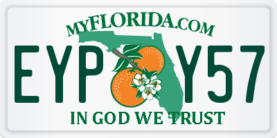 FL license plate EYPY57