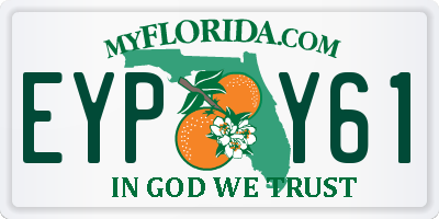 FL license plate EYPY61