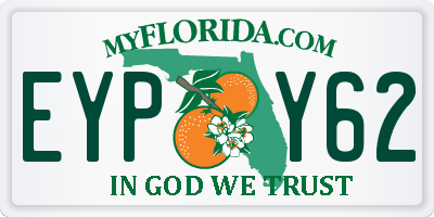 FL license plate EYPY62