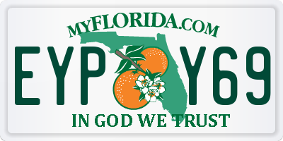 FL license plate EYPY69