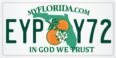 FL license plate EYPY72